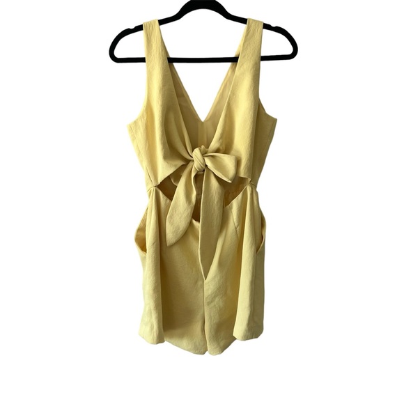 Wilfred Aritzia Aperture Romper Pale Yellow Size 4 - Picture 6 of 16